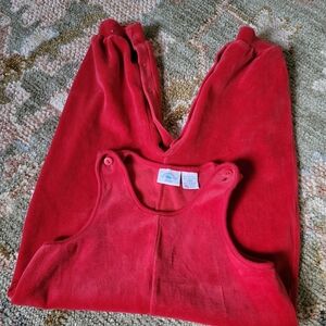 Hartstrings Velvet Overalls I Jumper